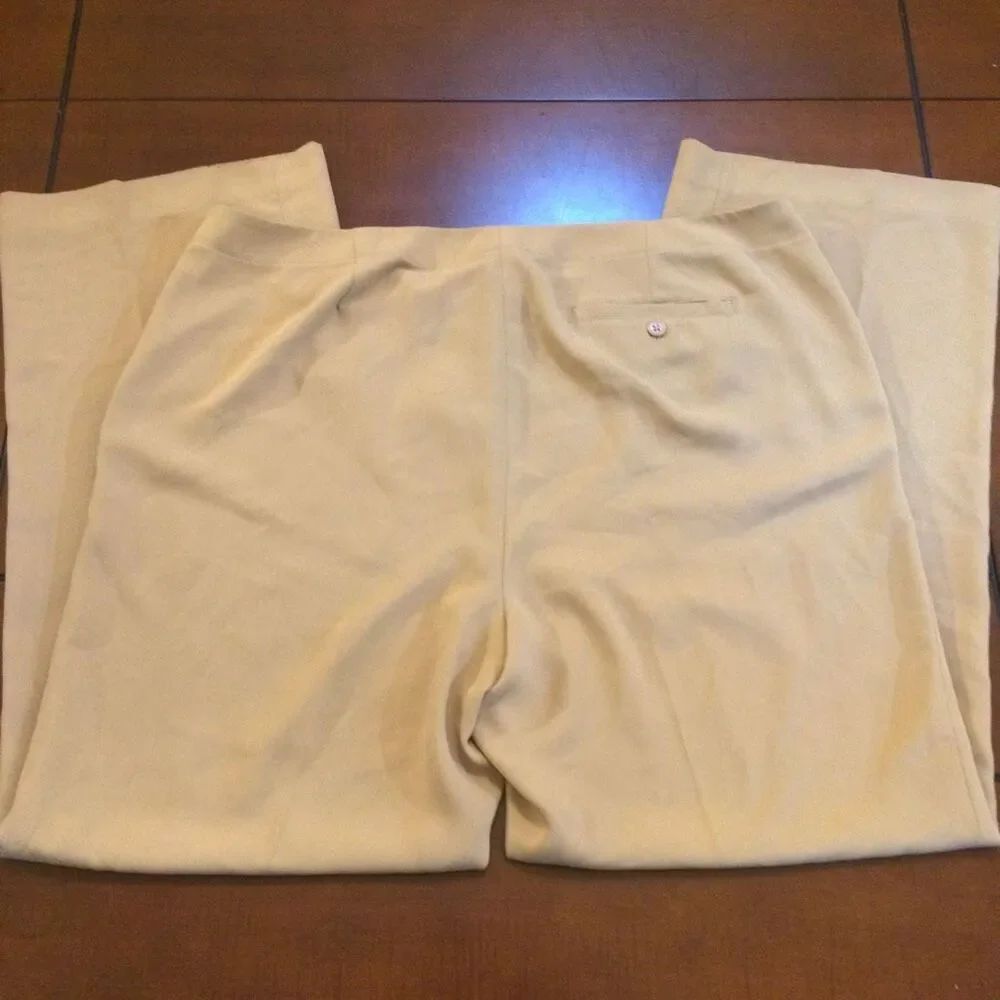 Ralph Lauren tan wide leg Green label pants 18w - Picture 8 of 10